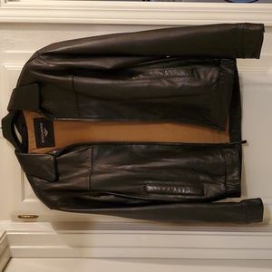 Dockers Men's Black Leather Jacket